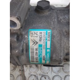 Compressore aria condizionata Peugeot 206 dal 1999 al 2011 cod 9646273880  1695222888674