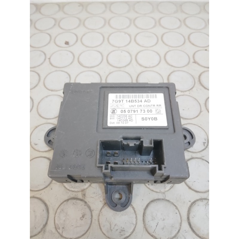 Centralina chiusura portiera post dx sx Ford S-max dal 2006 al 2014 cod 7g9t14b534ad  1696255662286