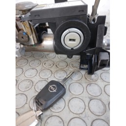 Piantone sterzo con blocchetto e chiave Opel Corsa C dal 2000 al 2006 cod 13144390  1698243178762