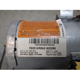 Airbag lato passeggero ant dx Volvo S40 dal 2004 al 2012 cod 602926100  1702382138287