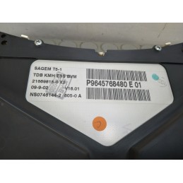 Contachilometri quadro strumenti Peugeot 307 1.6 b dal 2001 al 2005 cod p9645768480  1703686716133