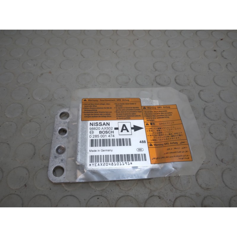 Centralina airbag Nissan Micra K12 dal 2002 al 2010 cod 0285001474 98820ax502  1705066989786