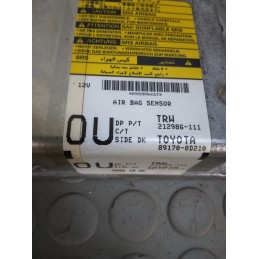 Centralina airbag Toyota Yaris II serie dal 2004 al 2011 cod 89170-0d210  1707996672028