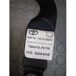 Cintura di sicurezza ant dx lato passeggero Toyota Yaris II serie dal 2004 al 2011 cod 73210-0d200  1708003330603