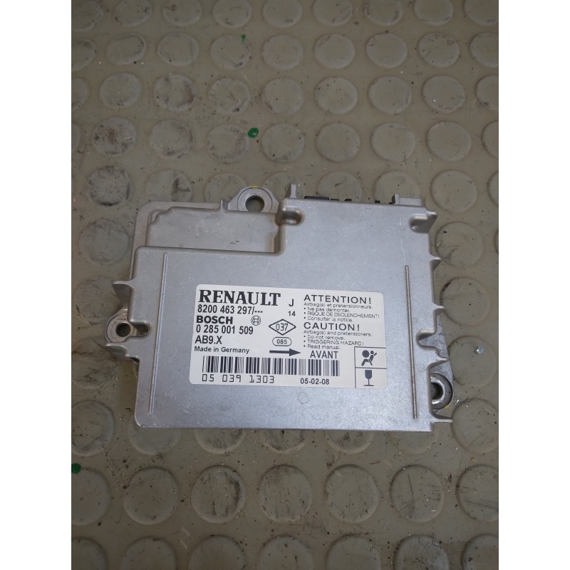 Centralina airbag Renault Modus dal 2004 al 2013 cod 8200463297 0285001509  1720447389184