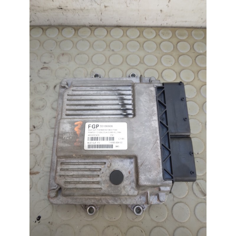 Centralina motore Fiat Punto 188 1.3 Mjt dal 2003 al 2007 cod 55186608 mjd6jf.p3  1733238937815