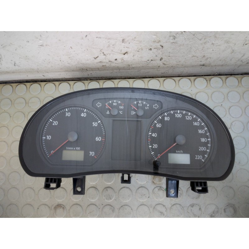 Contachilometri quadro strumenti Vw Polo 9n3 1.2 B dal 2005 al 2009 cod 6q0920803e  1733311121810