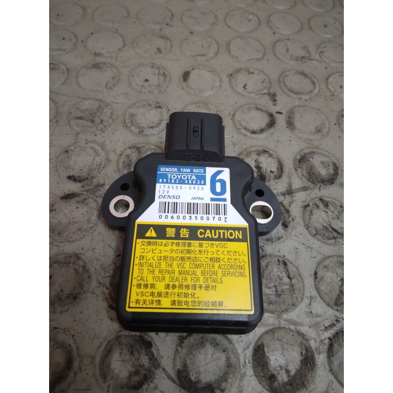 Sensore imbardata esp Toyota Prius XW30 dal 2009 al 2016 cod 89133-48030  1739288795986