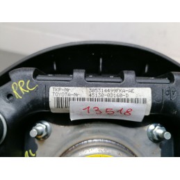 AIRBAG VOLANTE TOYOTA YARIS DAL 2005 AL 2011 2 SERIE COD. 45130-0D160-D  2400000060376