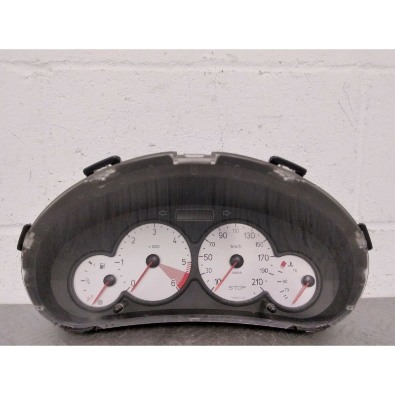 CONTACHILOMETRI QUADRO STRUMENTI PEUGEOT 206 1.4 HDI DEL 2006 COD. 9659729080  2400000073703