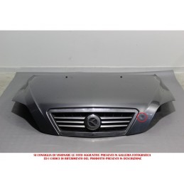 Cofano anteriore Kia Sorento (BL) dal 2002 al 2009 grigio argento  2400000004097